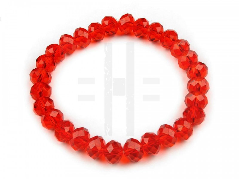 Rugalmas karkötő csiszolt gyöngyökből