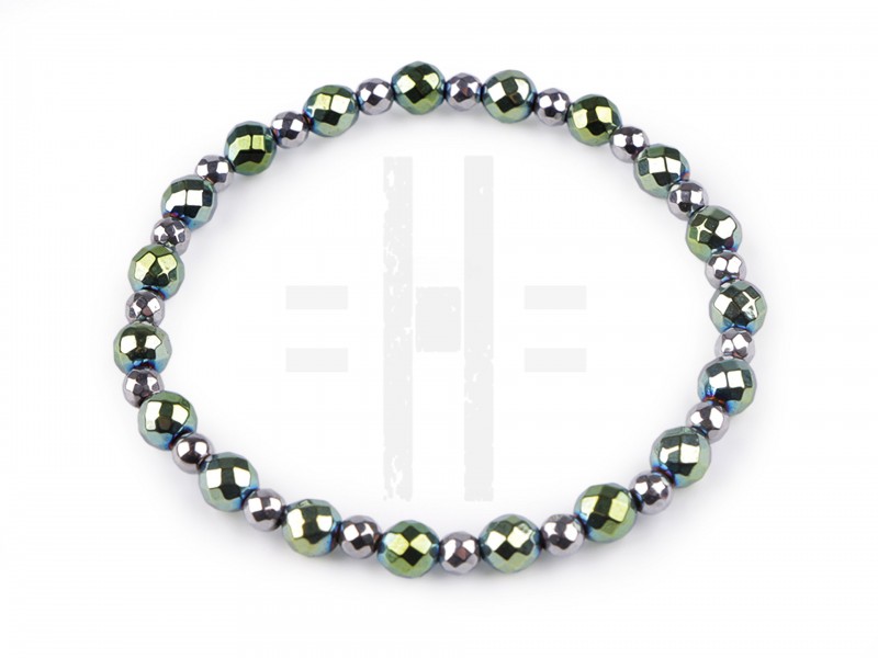 Rugalmas karkötő hematit