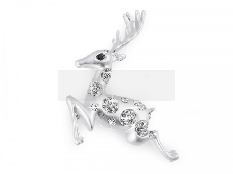 Bross csiszolt szarvas kövekkel