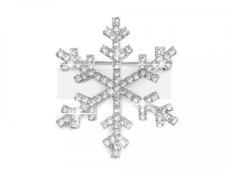 Bross pehely csiszolt kövekkel