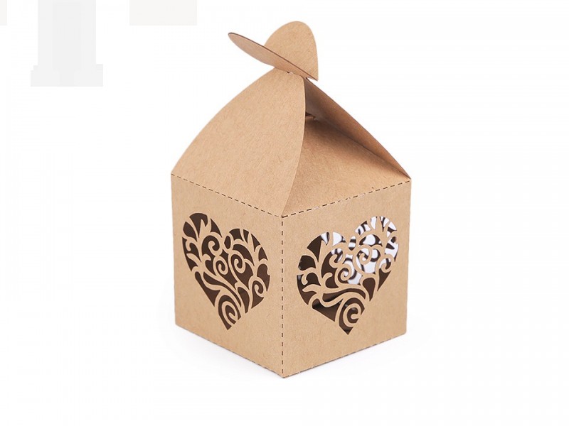 Papír doboz natural - 10 db/csomag