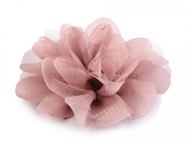 Szifon virág púderrózsaszín - 4 db/csomag