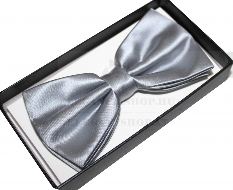 NM Díszdobozos szatén csokornyakkendő - Ezüst