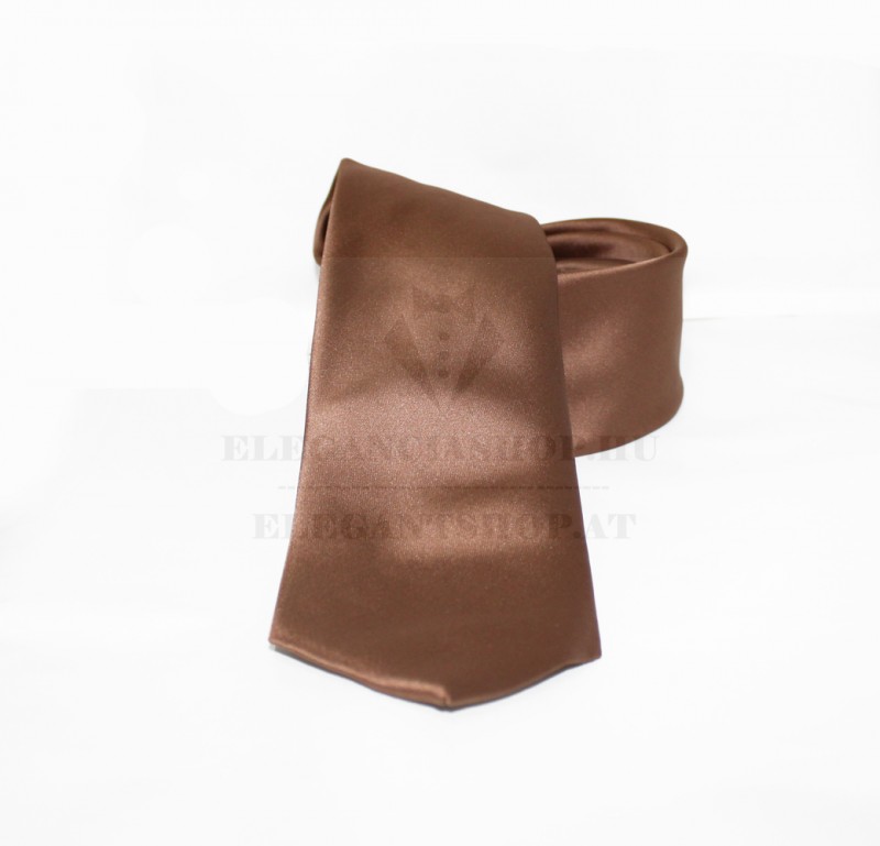 NM szatén nyakkendő - Barna