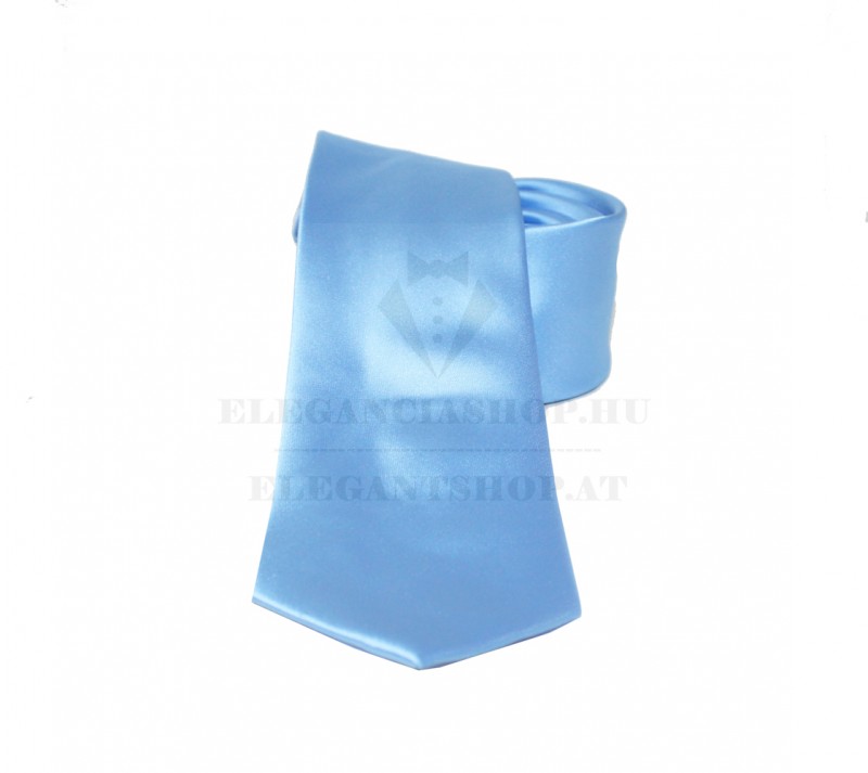 NM szatén nyakkendő - Égszínkék