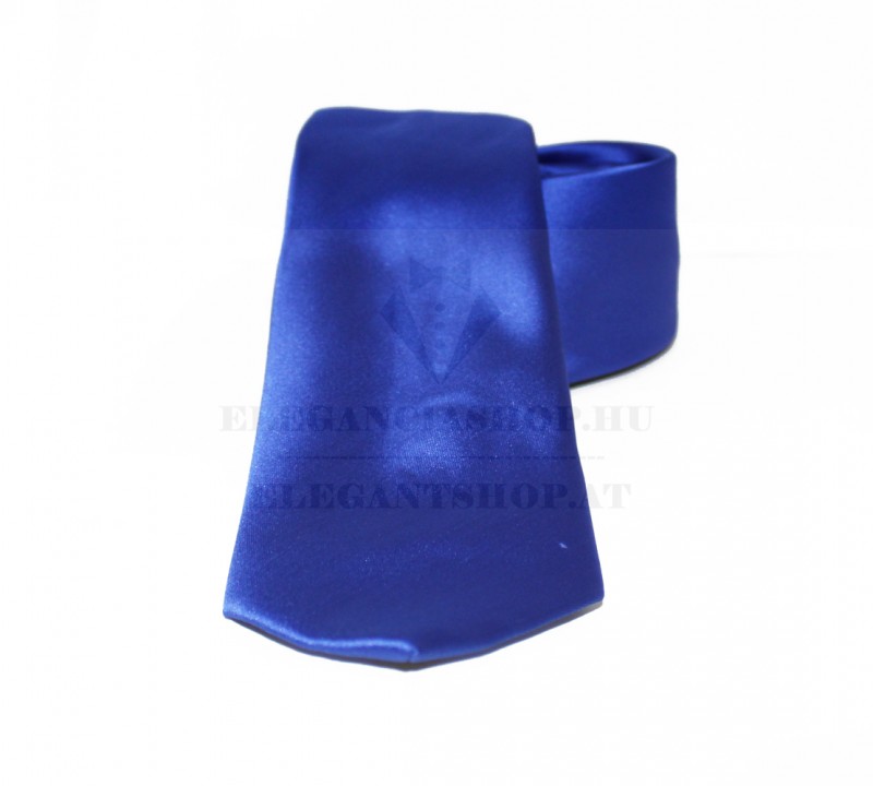 NM szatén nyakkendő - Királykék