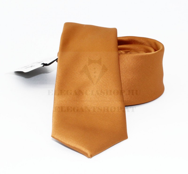 NM slim szatén nyakkendő - Óarany