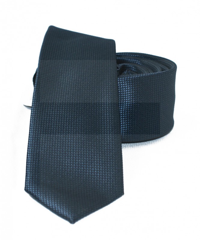 NM slim szövött nyakkendő - Sötétkék