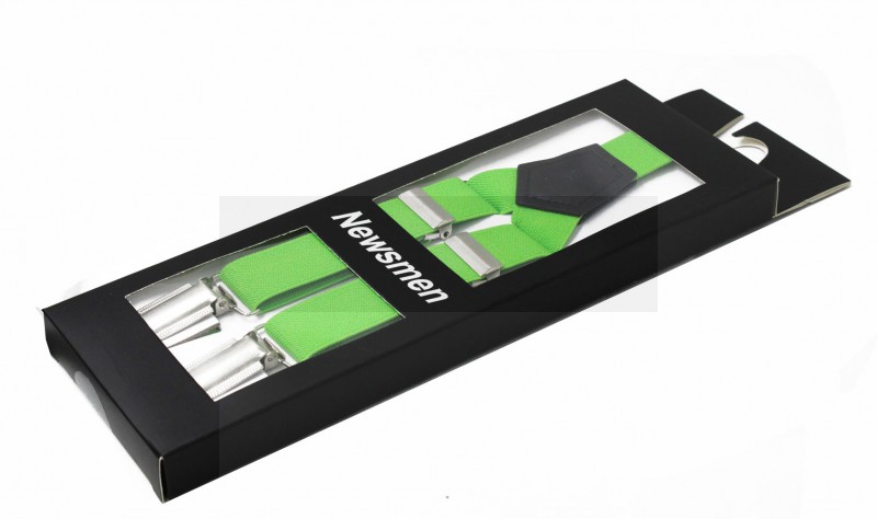 NM Díszdobozos unisex nadrágtartó - Almazöld