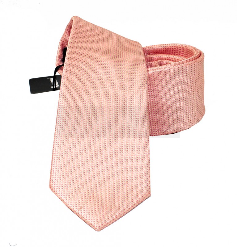 NM slim szövött nyakkendő - Púderbarack