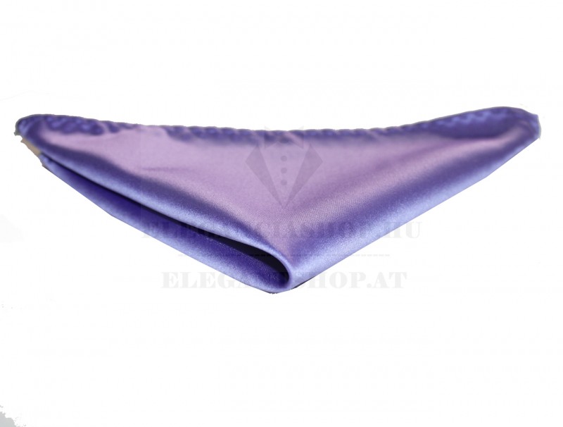 NM szatén díszzsebkendő - Lila