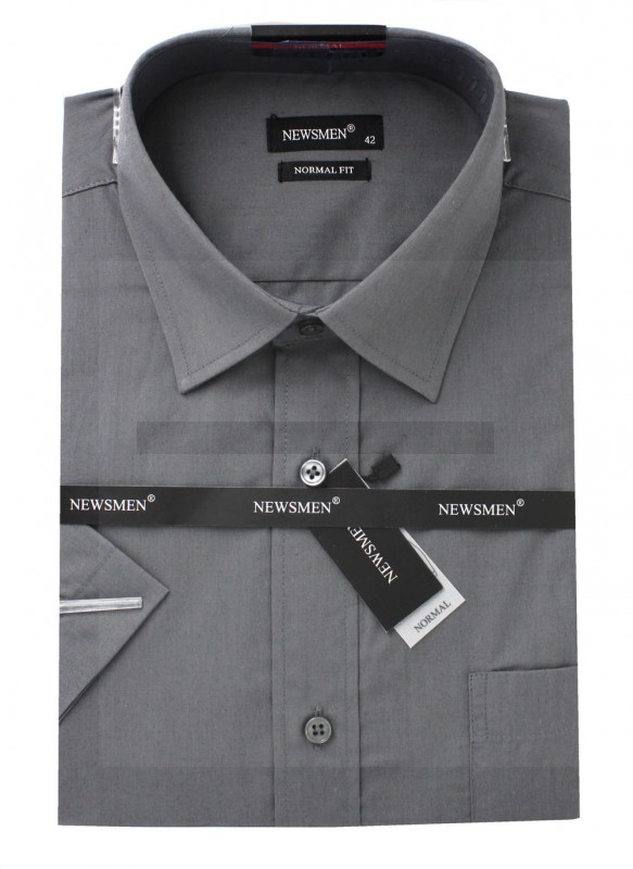 Newsmen r.u normál fit ing - Sötétszürke