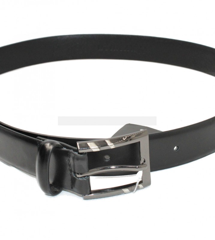 NM Kamasz bőr öv - Fekete