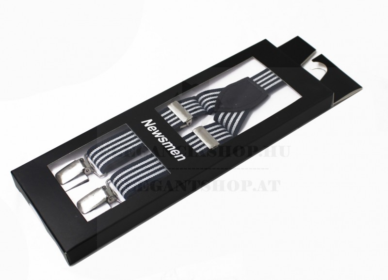 Férfi nadrágtartó - Kék csíkos