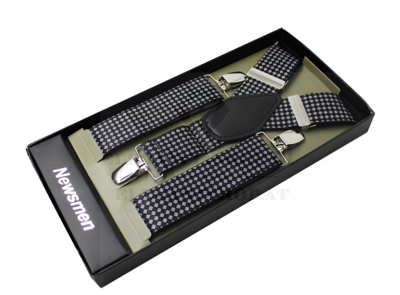 Férfi nadrágtartó - Aprókockás