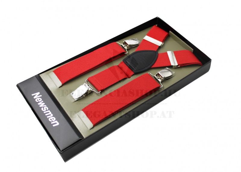 Férfi nadrágtartó - Piros