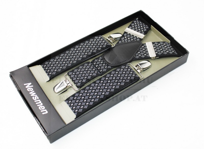 Férfi nadrágtartó - Grafit mintás