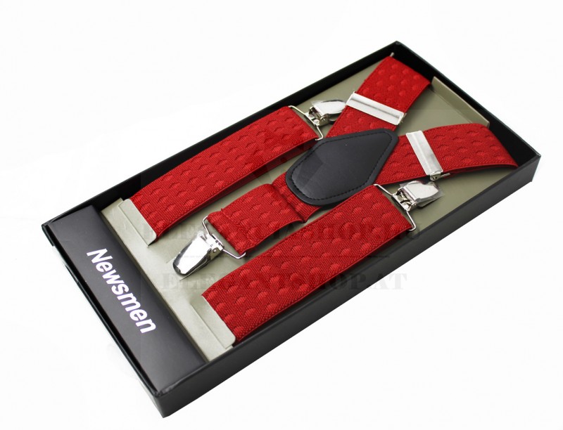 Férfi nadrágtartó - Piros