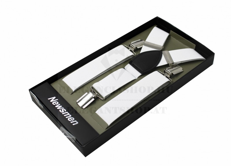 Férfi nadrágtartó - Fehér