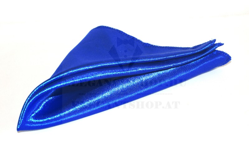 Krawat szatén díszzsebkendő - Égszínkék