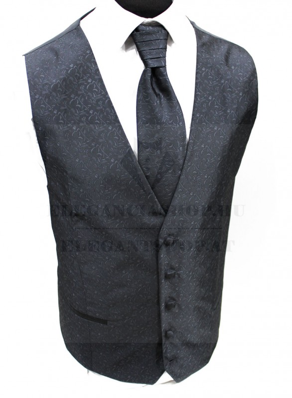 NM Alkalmi mellényszett - Grafit mintás