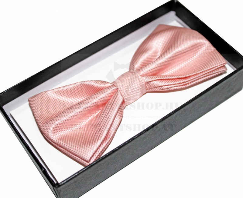 NM Díszdobozos szatén csokornyakkendő - Púder