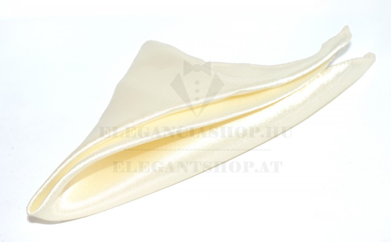 Vento szatén díszzsebkendő - Ecrü