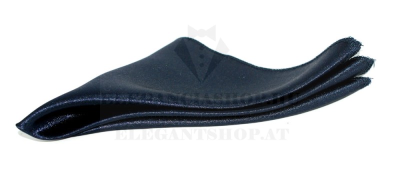 Vento szatén díszzsebkendő - Sötétkék