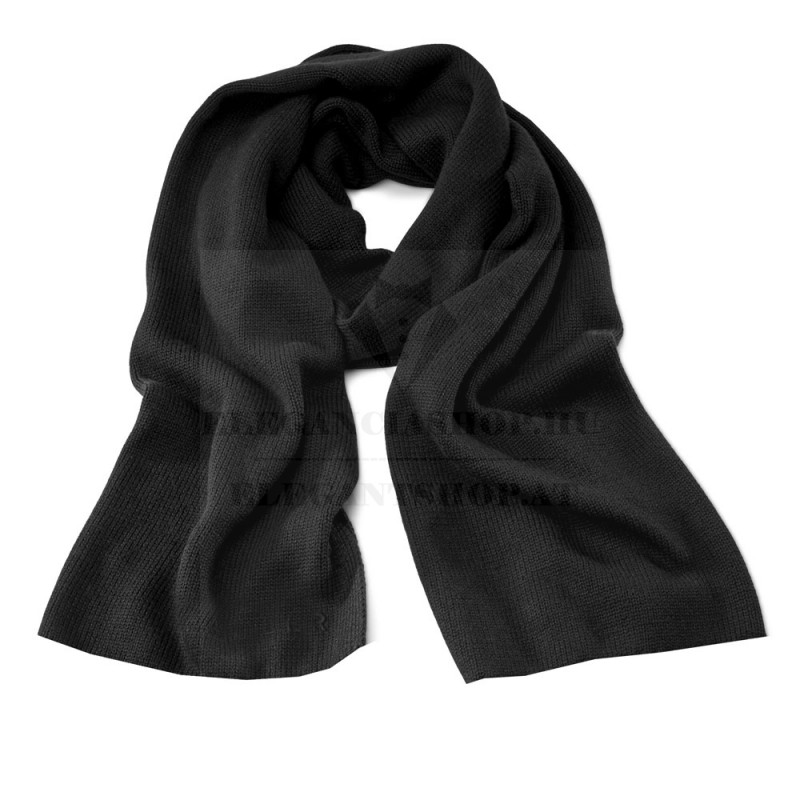 Newsmen unisex kötött sál - Fekete