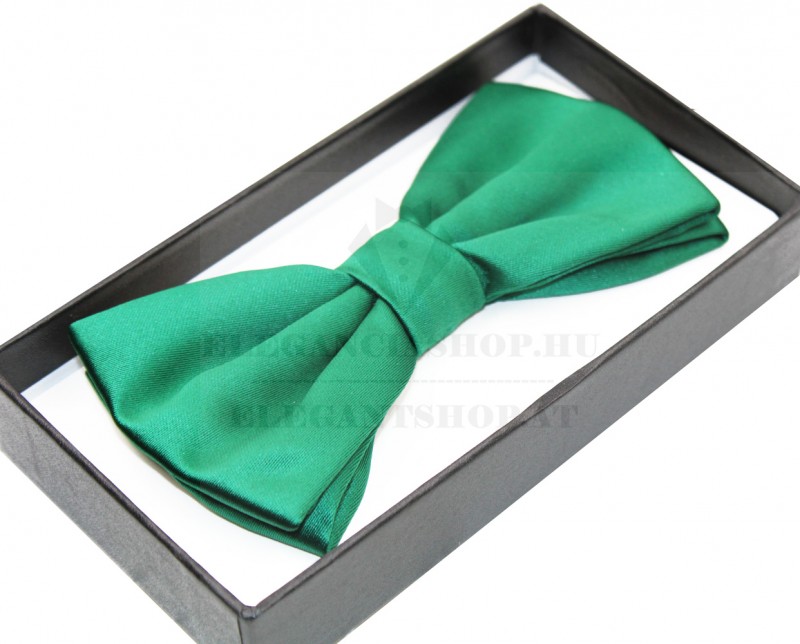 NM Díszdobozos szatén csokornyakkendő - Fűzöld