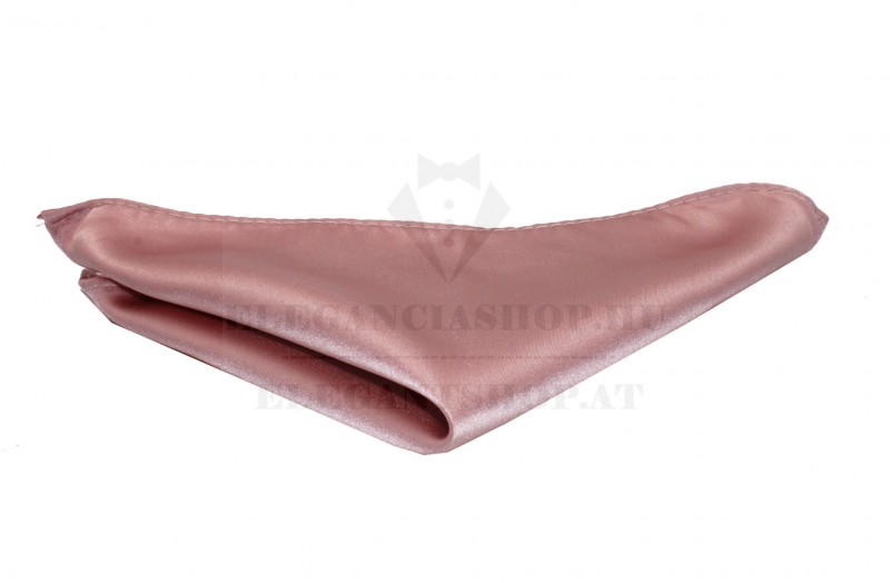 NM szatén díszzsebkendő - Lazac