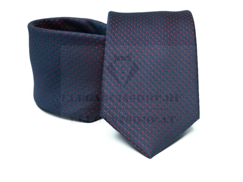 Prémium selyem nyakkendő - Sötétkék