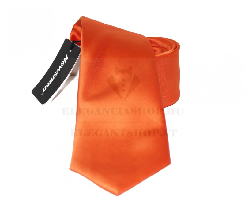 NM szatén nyakkendő - Narancssárga