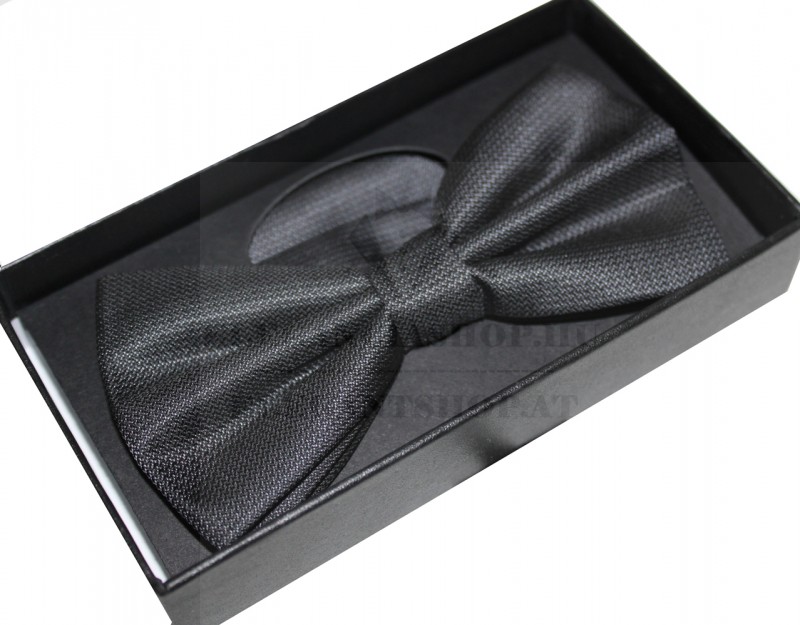 NM Díszdobozos mintás csokornyakkendő szett - Grafit