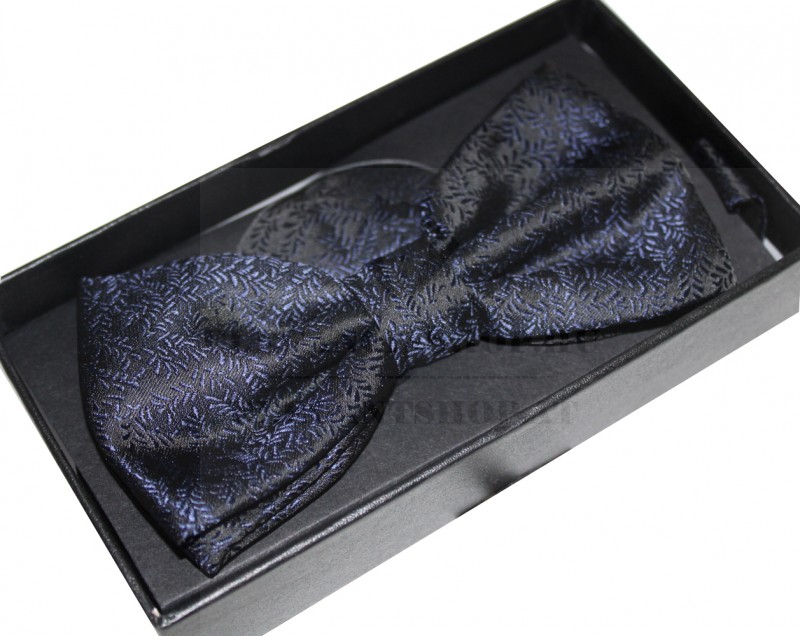 NM Díszdobozos mintás csokornyakkendő szett - Kék mintás