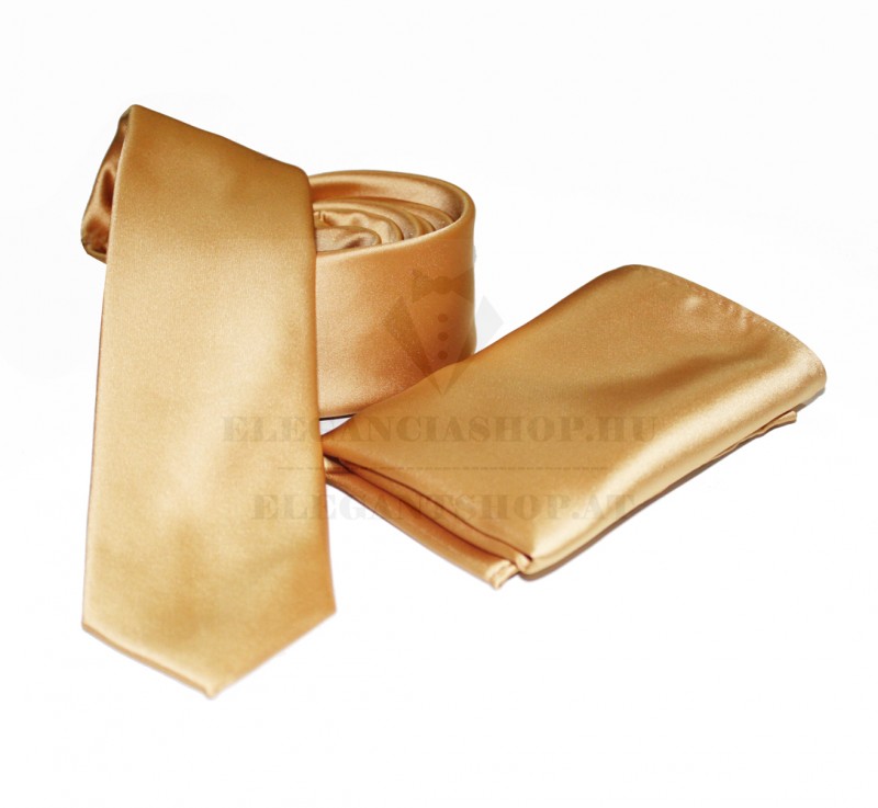 NM Slim szatén szett - Aranysárga