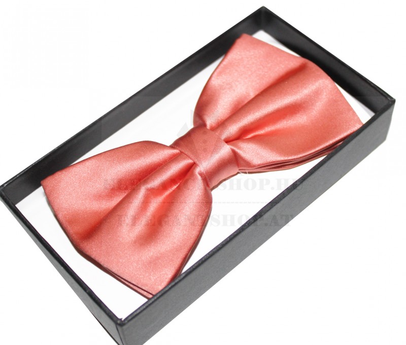 NM Díszdobozos szatén csokornyakkendő - Lazac