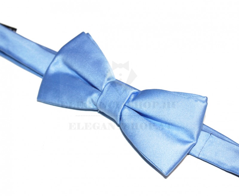 NM Gyerek szatén csokornyakkendő - Világoskék