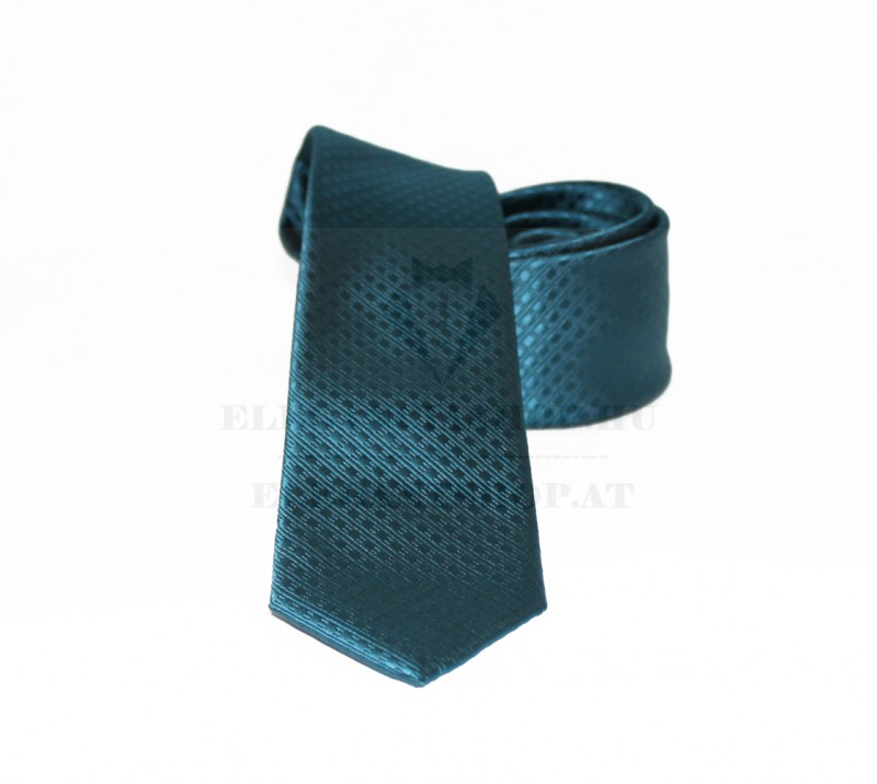 NM slim szövött nyakkendő - Olajkék
