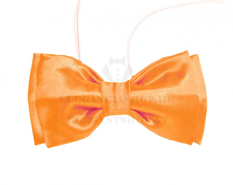 Kiskedvenc szatén csokornyakkendő - Narancssárga