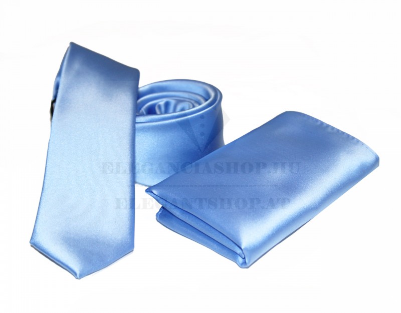 NM Slim szatén szett - Égszínkék