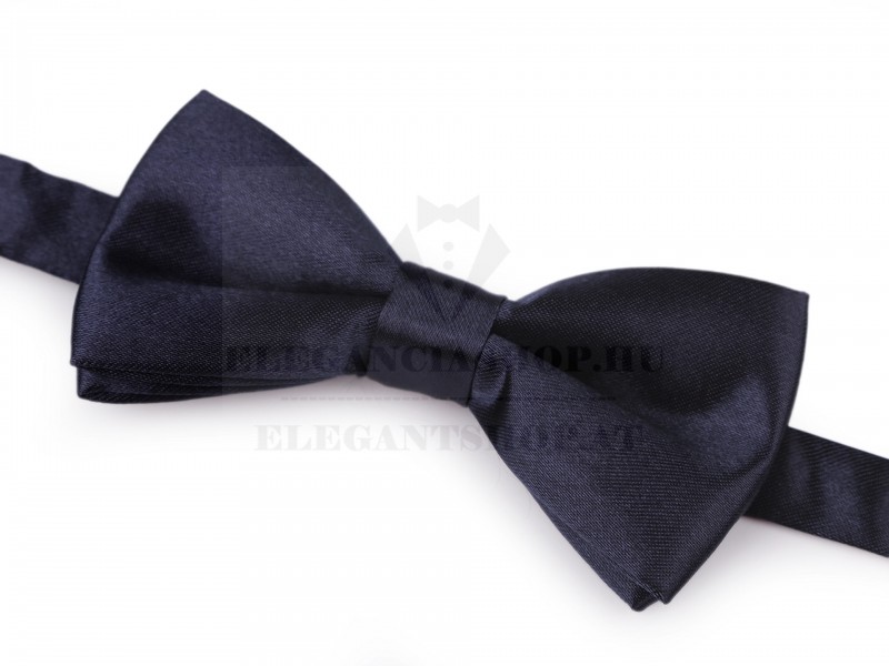 NM Díszdobozos szatén csokornyakkendő - Világoskék mntás