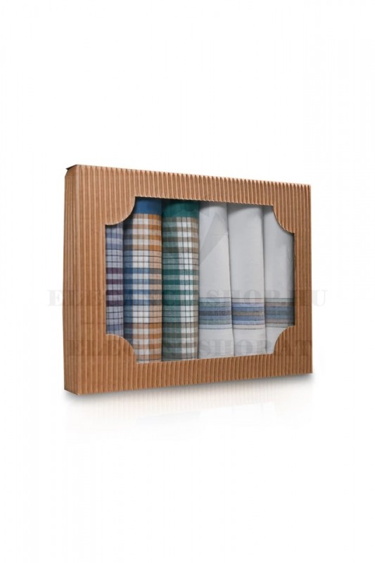 Ajándék zsebkendő szett - 6 db/csomag