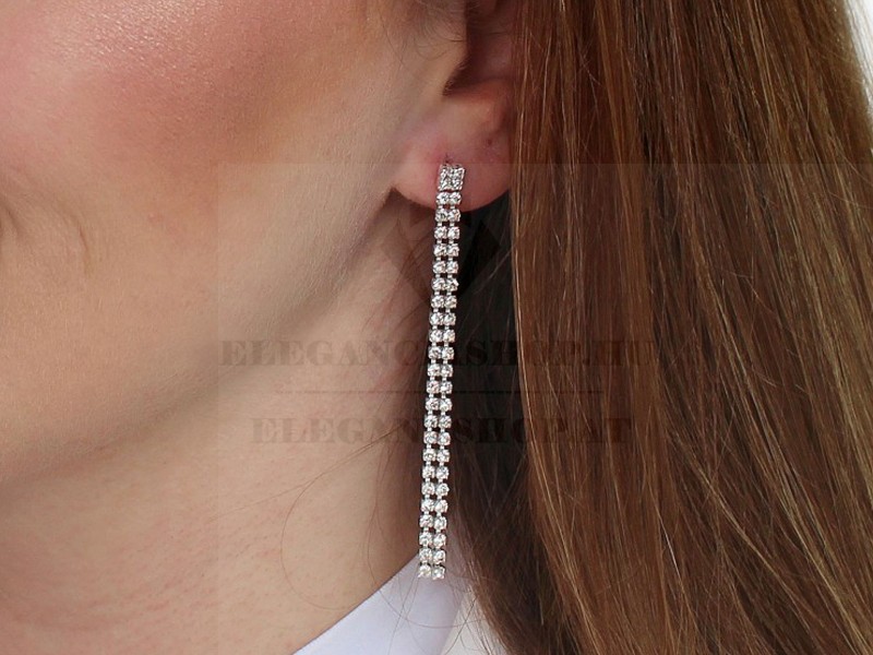 Strassz fülbevalü jablonec bizsu