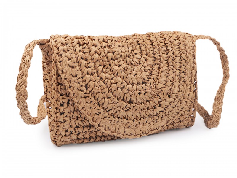 Horgolt rafia női táska
