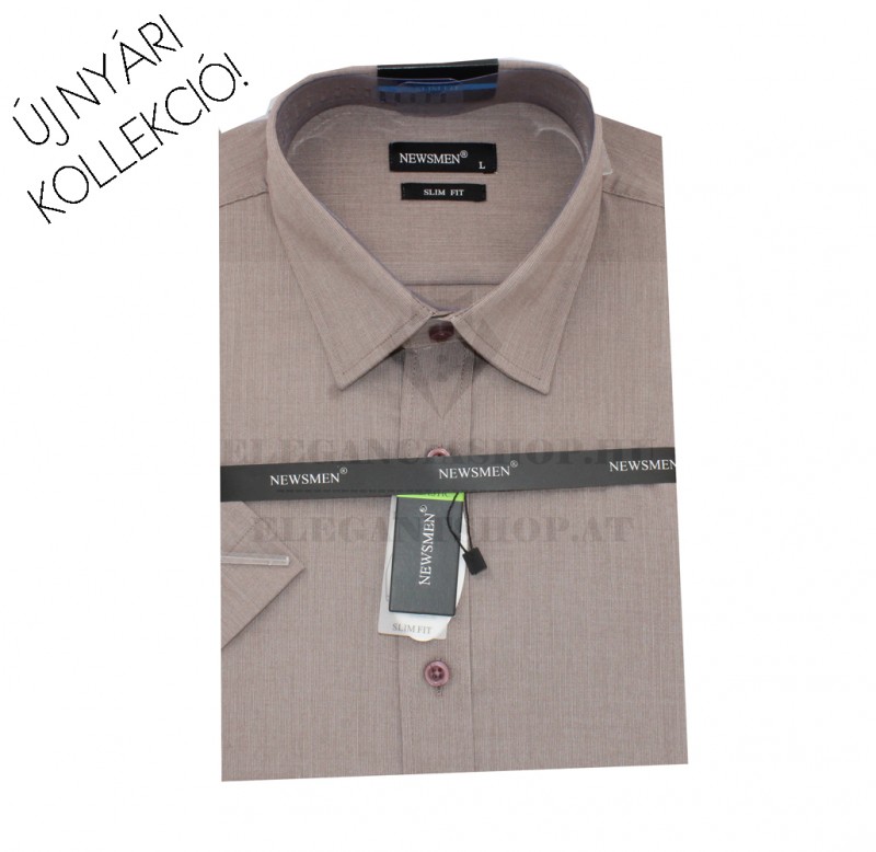 Newsmen bambusz elasztikus r.u slim ing - Bézs