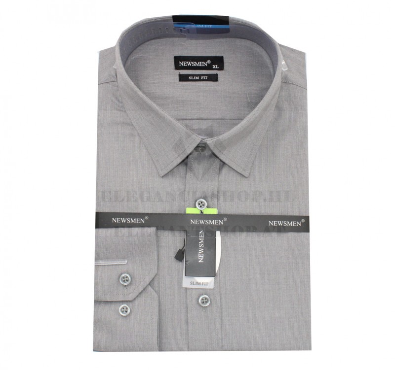 Newsmen bambusz elasztikus h.u slim ing - Szürke