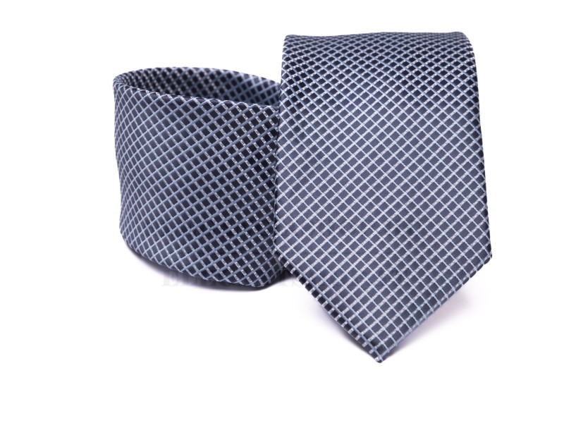 Prémium nyakkendő - Kék aprómintás