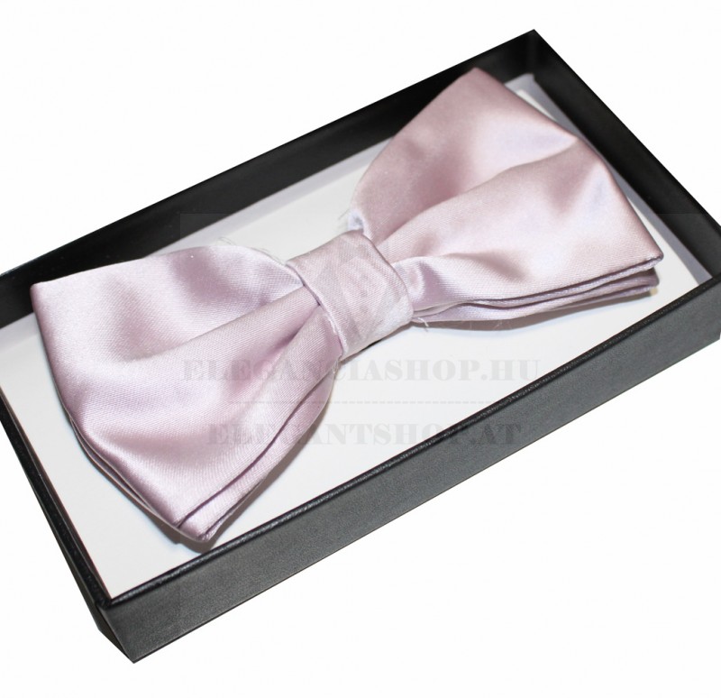 Díszdobozos szatén csokornyakkendő - Halványlila