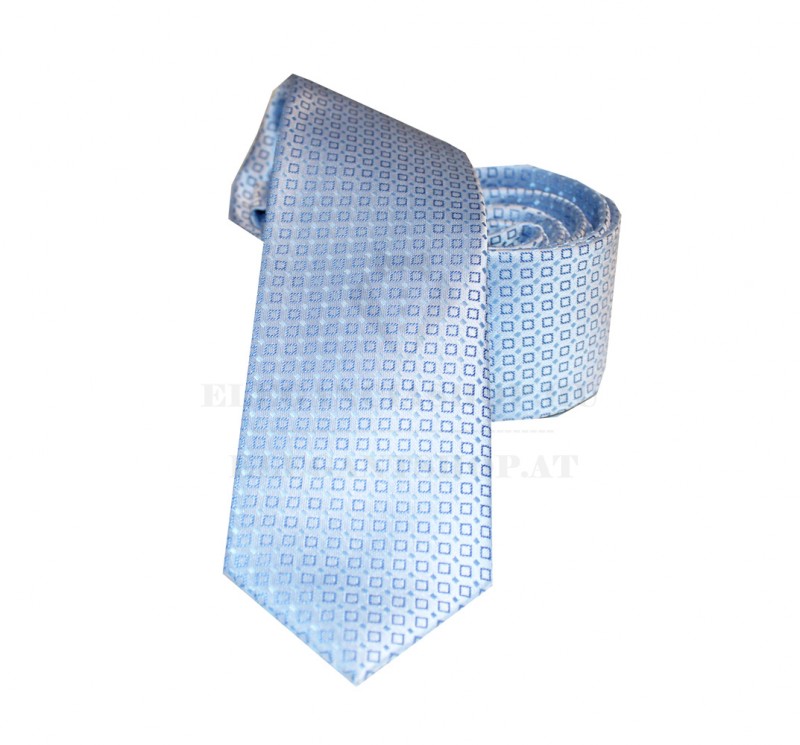 NM slim szövött nyakkendő - Kék aprómintás